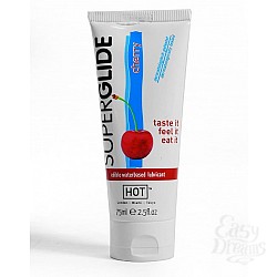 Съедобный вишневый лубрикант SUPERGLIDE, 75 мл Съедобный вишневый лубрикант SUPERGLIDE, 75 мл