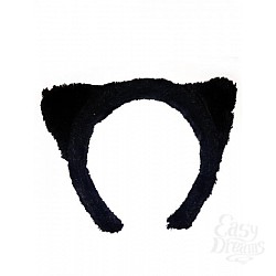 Кошачьи ушки с черным мехом Кошачьи ушки с черным мехом