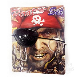 Повязка на глаз и платок Повязка на глаз и платок