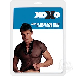 Мужская майка с виниловой шнуровкой 26-8007XO Мужская майка с виниловой шнуровкой 26-8007XO