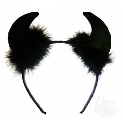 Рожки черные с пухом Рожки черные с пухом